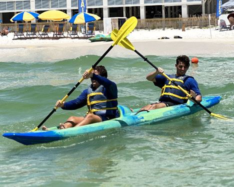 Gulf-Shores-Tamdem-Kayak-Rentals-Ikes-Beach-Service